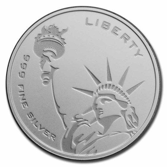 1 oz Silver Round - Freedom Liberty