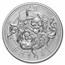 1 oz Silver Round - Gemini (Zombie Zodiacs)