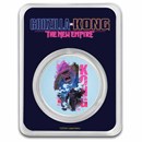 1 oz Silver Round - Godzilla x Kong - Kong Colorized