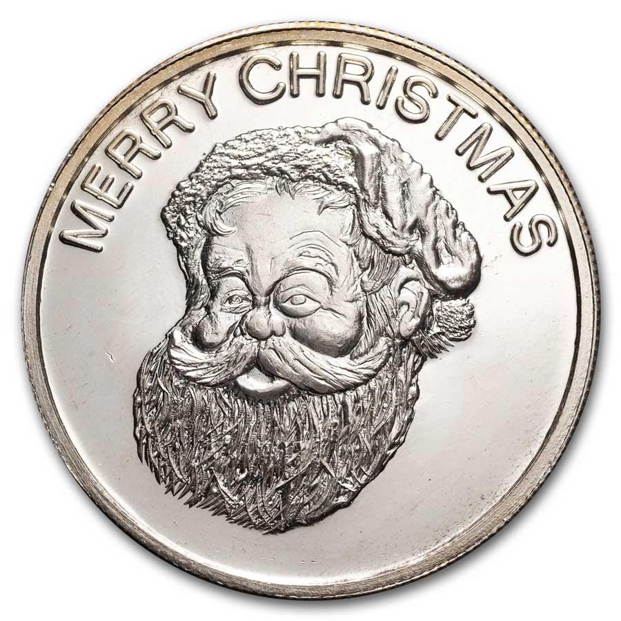 1 oz Silver Round - Golden State Mint (GSM, Random Motif)