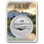 1 oz Silver Round - Gun & Rod (Bass) w/ TEP
