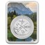 1 oz Silver Round - Gun & Rod (Trout) Colorized w/ TEP