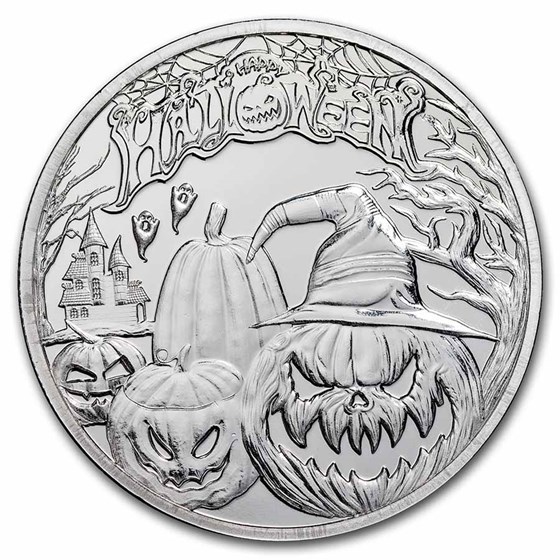 1 oz Silver Round - Halloween 1 oz Silver Round - Halloween