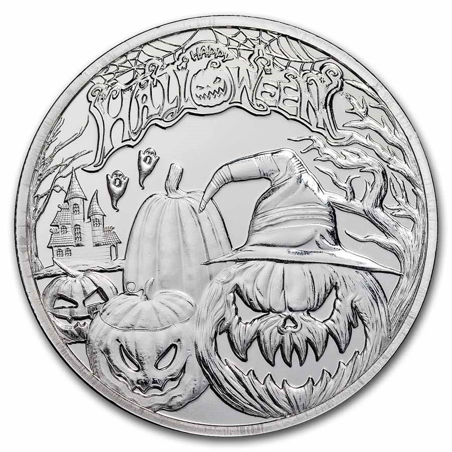 1 oz Silver Round - Halloween
