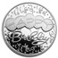 1 oz Silver Round - Happy Birthday Balloons (Box & Caps)