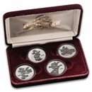 1 oz Silver Round - Hollywood Mickey (4 Piece Set/Proof)