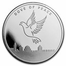 1 oz Silver Round - Holy Land Mint: Dove of Peace (Random Year)