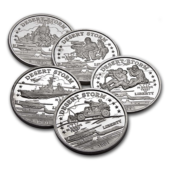 1 oz Silver Round - Hutt River Province (Desert Storm) 1 oz Silver Round - Hutt River Province (Desert Storm)