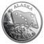 1 oz Silver Round - Johnson Matthey (1984, Alaska)