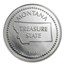 1 oz Silver Round - Johnson Matthey (1986, Montana)