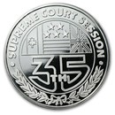 1 oz Silver Round - Johnson Matthey (35th Supreme Court Session)