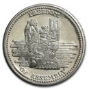 1 oz Silver Round - Johnson Matthey (Freedom of Assembly)