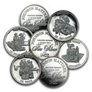 1 oz Silver Round - Johnson Matthey (Freedom, Random Design)