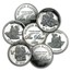 1 oz Silver Round - Johnson Matthey (Freedom, Random Design)
