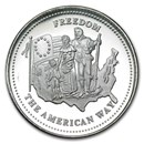 1 oz Silver Round - Johnson Matthey (Freedom, The American Way)