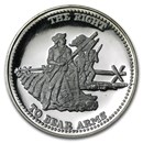 1 oz Silver Round - Johnson Matthey (Right to Bear Arms)