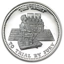 1 oz Silver Round - Johnson Matthey (Right to Trial by Jury)