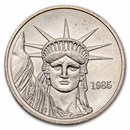 1 oz Silver Round - Johnson Matthey Vintage (Lib, MTB, Scruffy)