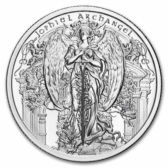 1 oz Silver Round - Jophiel (Archangel Series)