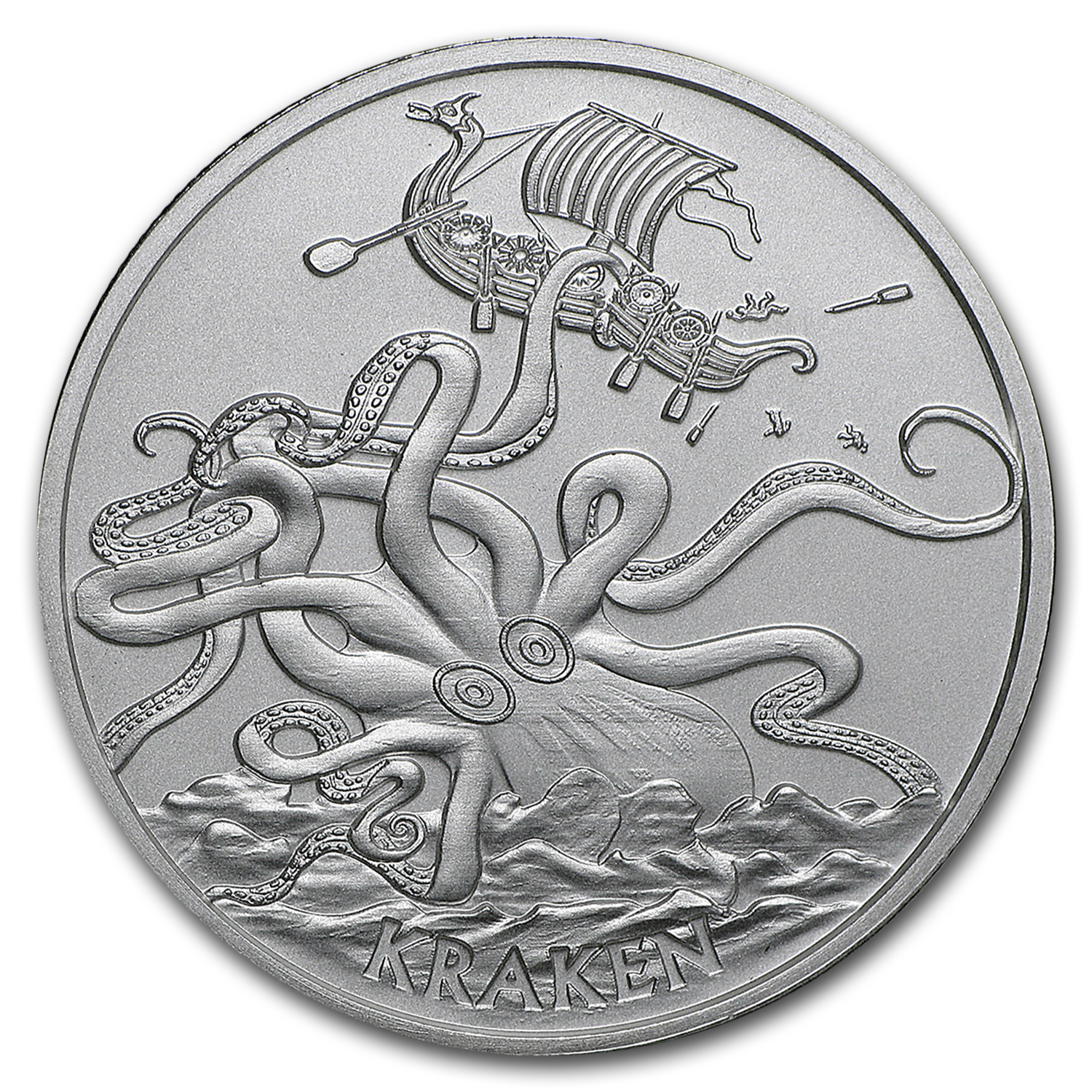 KRAKEN   1 oz Copper Round Coin