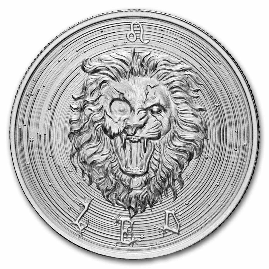 1 oz Silver Round - Leo (Zombie Zodiacs)