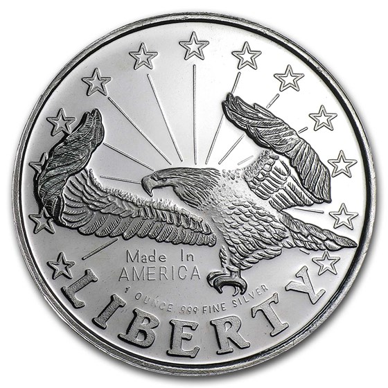1 oz Silver Round - Liberty Eagle 1 oz Silver Round - Liberty Eagle