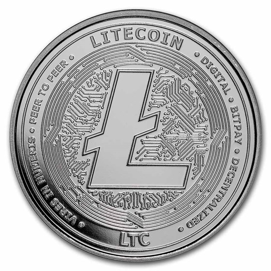 1 oz Silver Round - Litecoin
