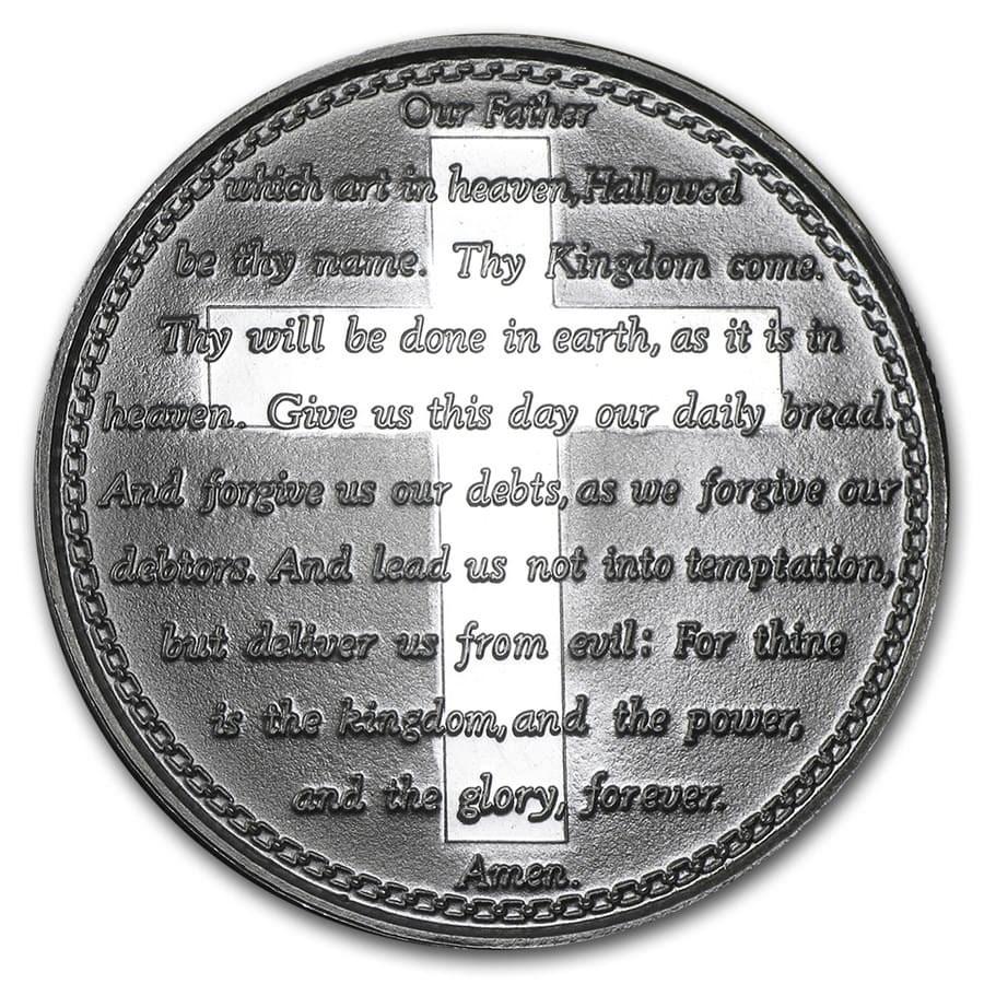 1 oz Silver Round - Lord's Prayer