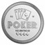1 oz Silver Round - Lucky Poker (Stackable)