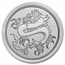 1 oz Silver Round - Lunar "Dragon" by D.G. Smalling