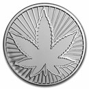 1 oz Silver Round - Marijuana