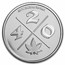 1 oz Silver Round - Marijuana