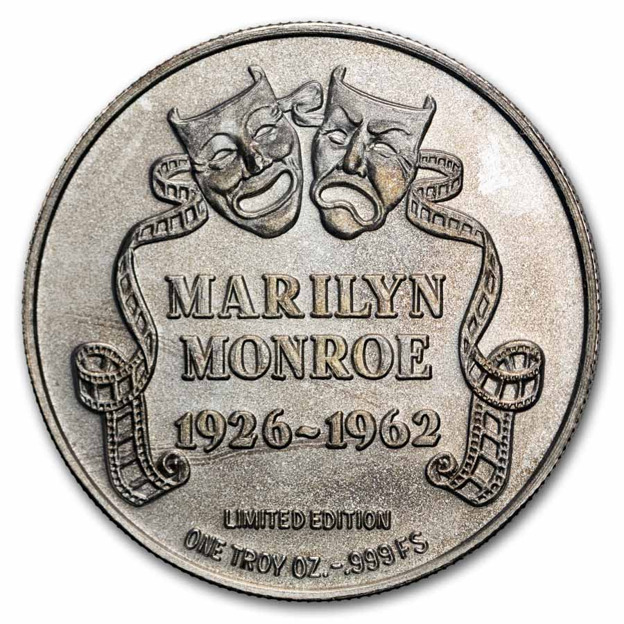 Buy 1 oz Silver Round - Marilyn Monroe | APMEX