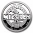 1 oz Silver Round - Mickey Mouse 60 Years International Icon
