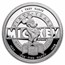 1 oz Silver Round - Mickey Mouse 60 Years Steamboat Willie