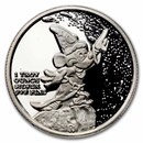 1 oz Silver Round - Mickey Sorcerer's Apprentice (w/Box & COA)