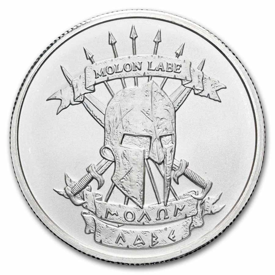 1 oz Silver Round - Molon Labe (Come and Take It)