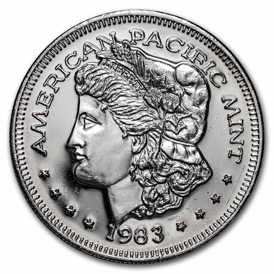 Buy 1 oz Silver Round - Morgan Dollar (APM Trade Unit) | APMEX