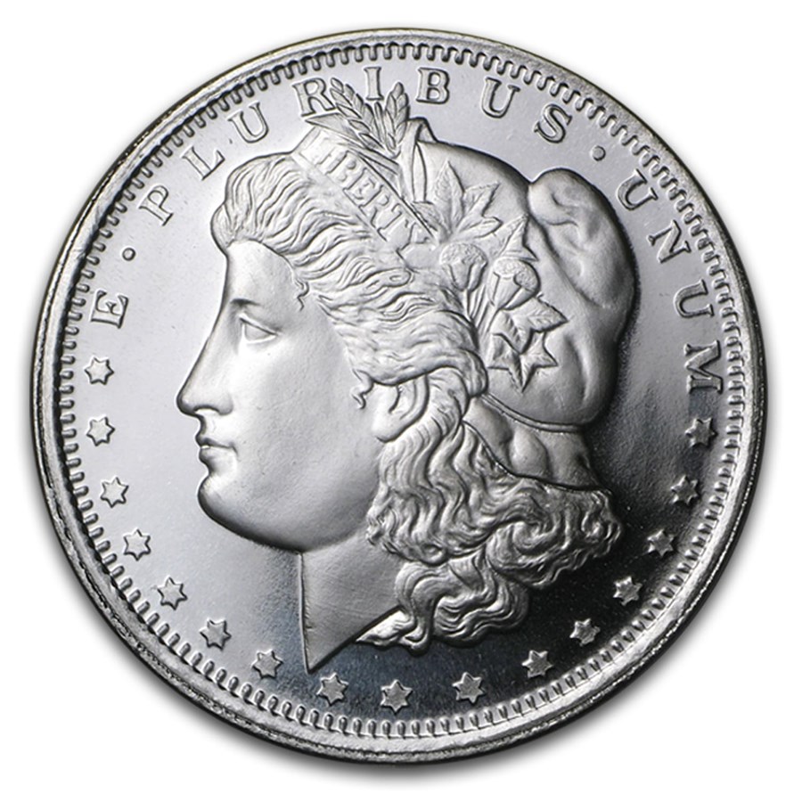 1 oz Silver Round - Morgan Dollar Design