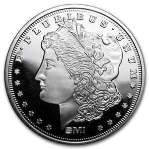 Buy 1 oz Silver Round - Morgan Dollar (Mint Mark SI)