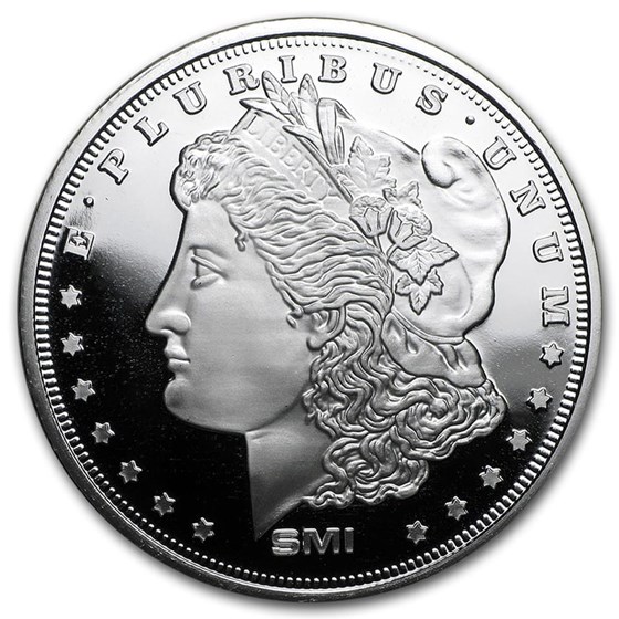 1 oz Silver Round - Morgan Dollar (Mint Mark SI)