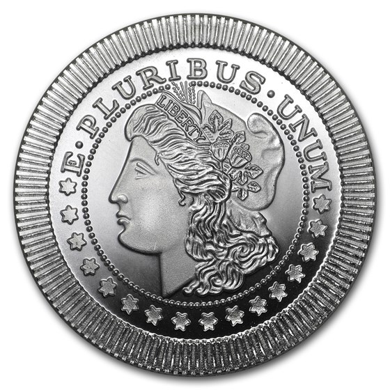 1 oz Silver Round - Morgan Dollar (Stackable) 1 oz Silver Round - Morgan Dollar (Stackable)