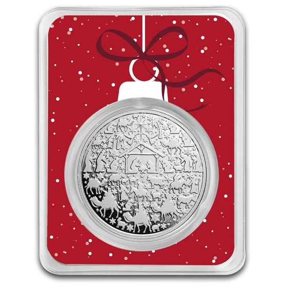 1 oz Silver Round - Nativity (Collage Design, Limited Edition) 1 oz Silver Round - Nativity (Collage Design, Limited Edition)