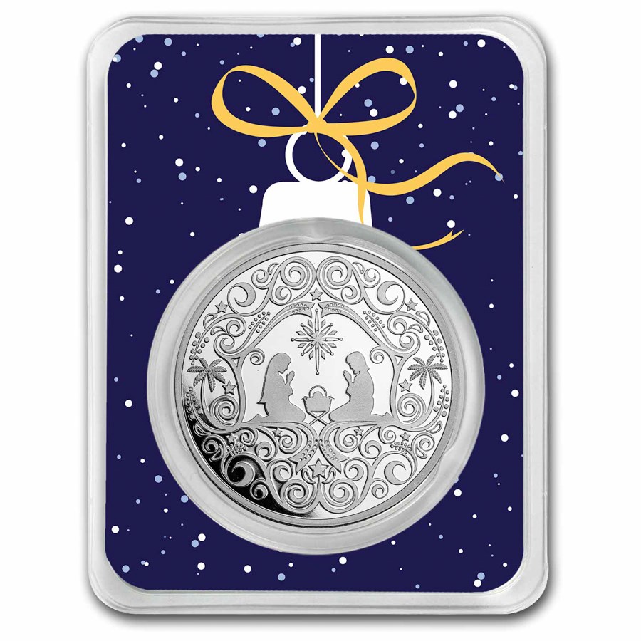 1 oz Silver Round - Nativity (Ornate Design, Limited Edition)
