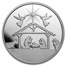 1 oz Silver Round - Nativity Scene