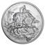 1 oz Silver Round - Nordic Creatures: Odin’s Steed – Sleipnir BU
