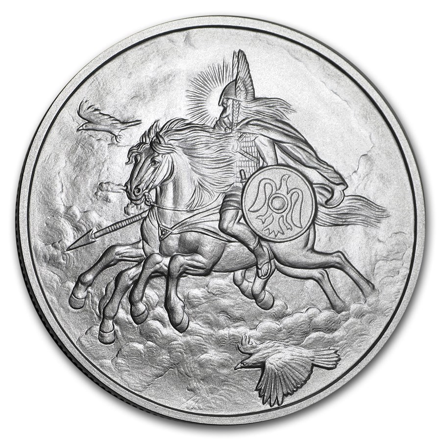1 oz Silver Round - Nordic Creatures: Odin’s Steed – Sleipnir BU