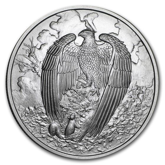 1 oz Silver Round - Nordic Creatures: The Great Eagle BU 1 oz Silver Round - Nordic Creatures: The Great Eagle BU
