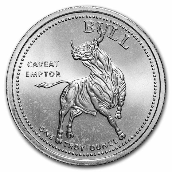 1 oz Silver Round - NTR (Bull and Bear) 1 oz Silver Round - NTR (Bull and Bear)