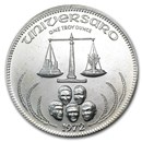 1 oz Silver Round - Omega/M & B Mining (Universaro/World Trade)